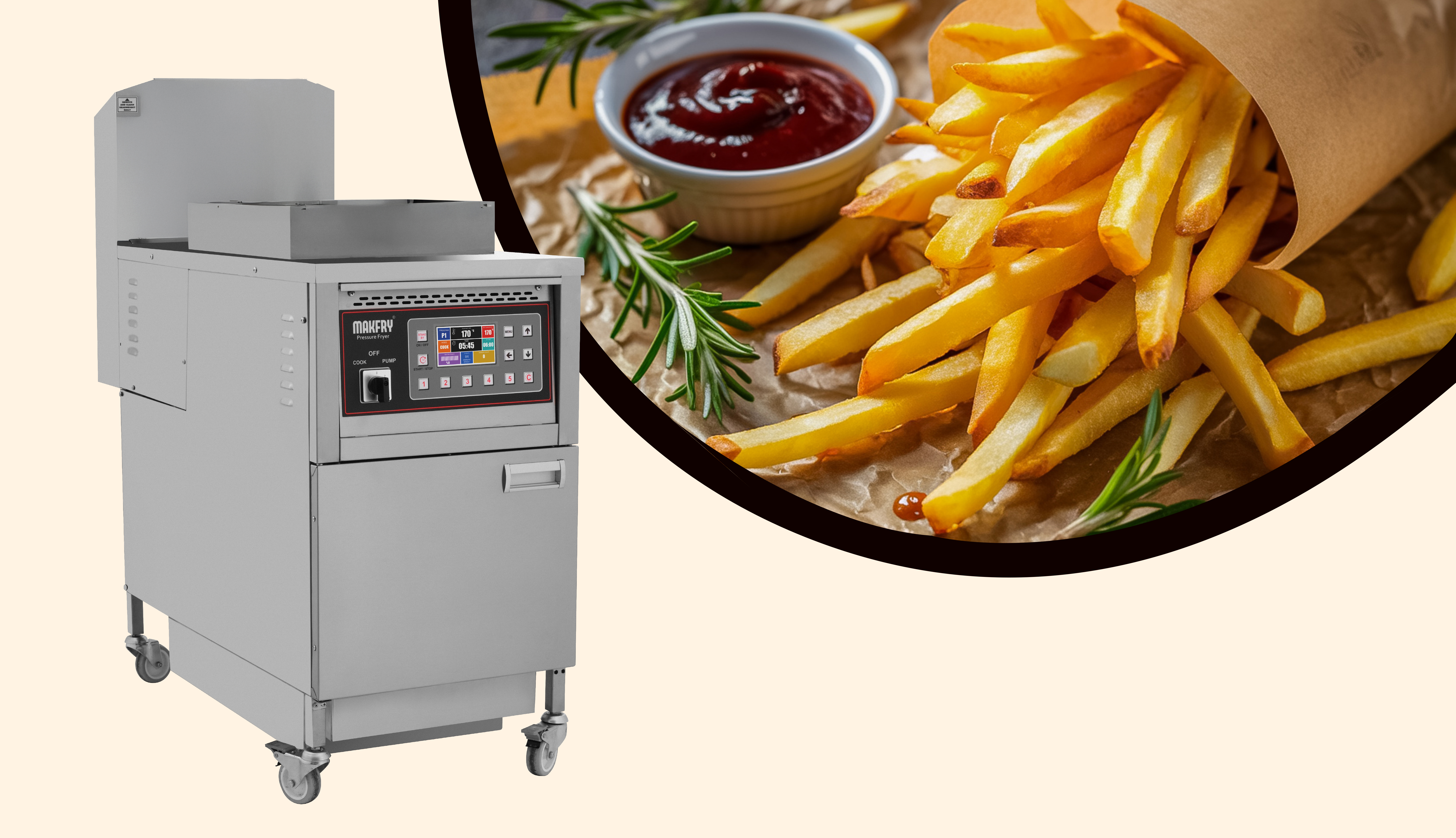 1025OP Elektrikli Açık Fritöz - Makfry