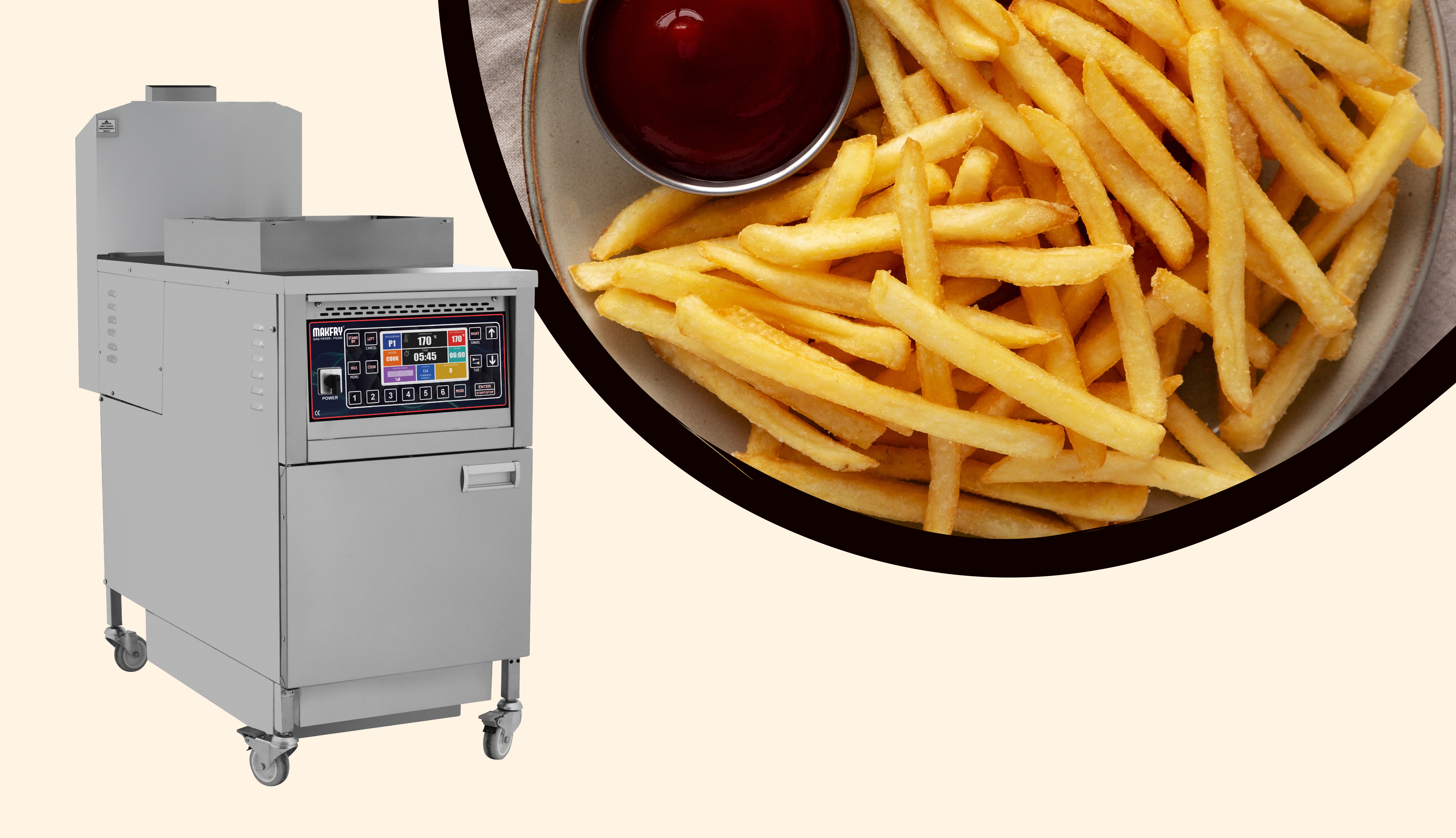 OFG1030 Gazlı Açık Fritöz - Makfry